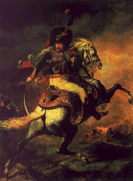  Theodore   Gericault Officer of the Hussars Sweden oil painting art